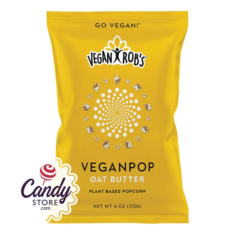 Vegan Rob's Popcorn Oat Butter 4oz Bags - 9ct