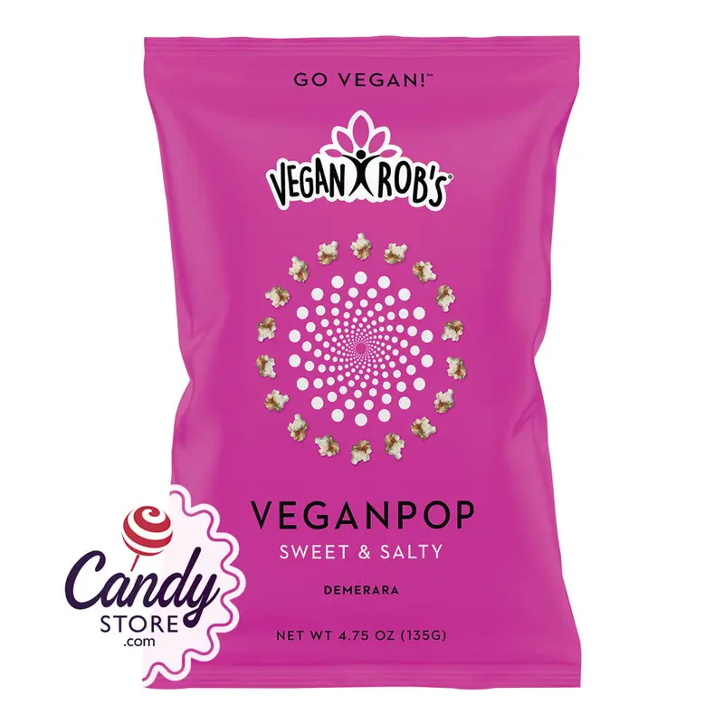 Vegan Rob's Popcorn Sweet & Salty 4.75oz Bags - 9ct