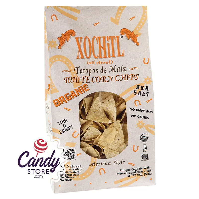Xochitl Premium White Tortilla Chips With Sea Salt 12oz Bags - 10ct