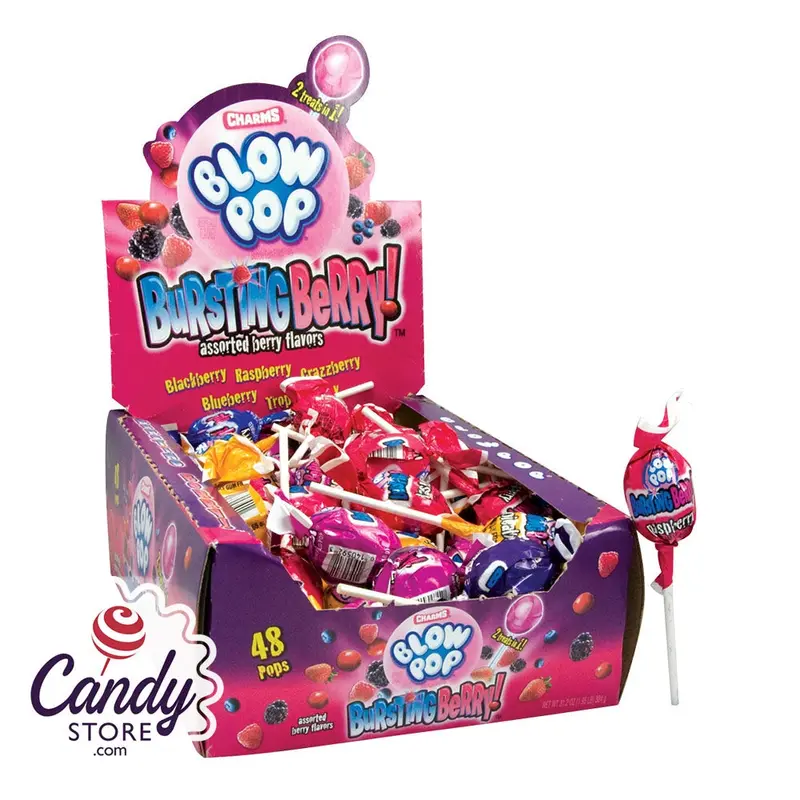 Bursting Berry Blow Pops - 48ct