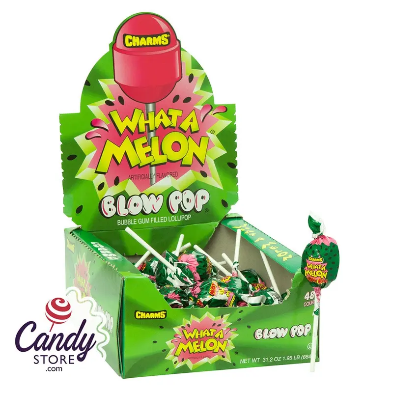 What A Melon Blow Pops - 48ct