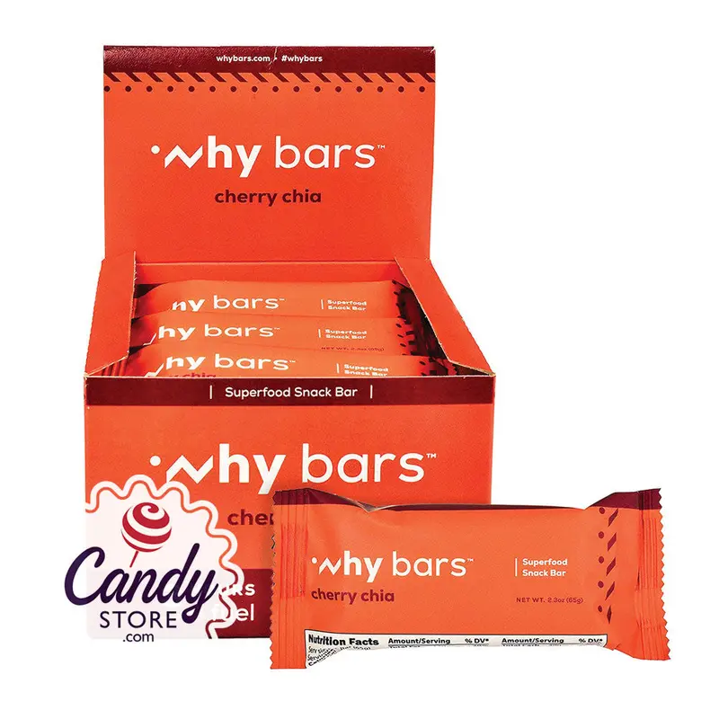 Why Bar Cherry Chia 2.3oz - 216ct