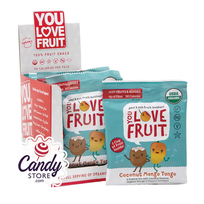 You Love Fruit Mango Coconut 1oz Bags - 12ct
