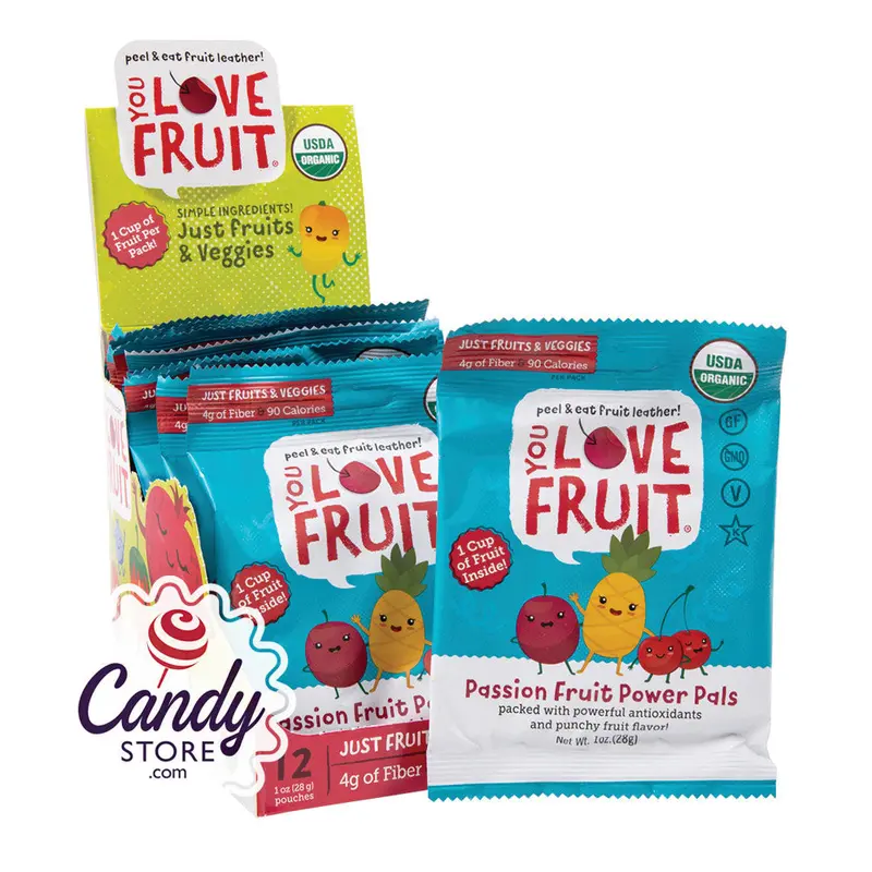 You Love Fruit Passion Fruit 1oz Bags - 12ct