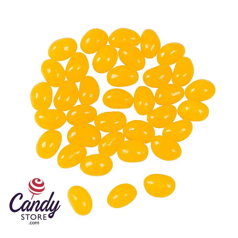 Yellow Lemon Jelly Beans - 2lb Bulk