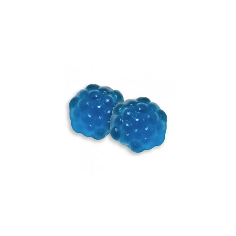 Blue Raspberry Gummi Candy Berries - 5lb