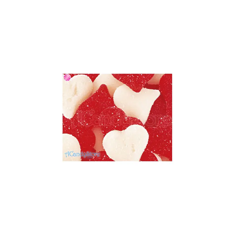 Valentine Gummi Sanded Hearts - 5lb