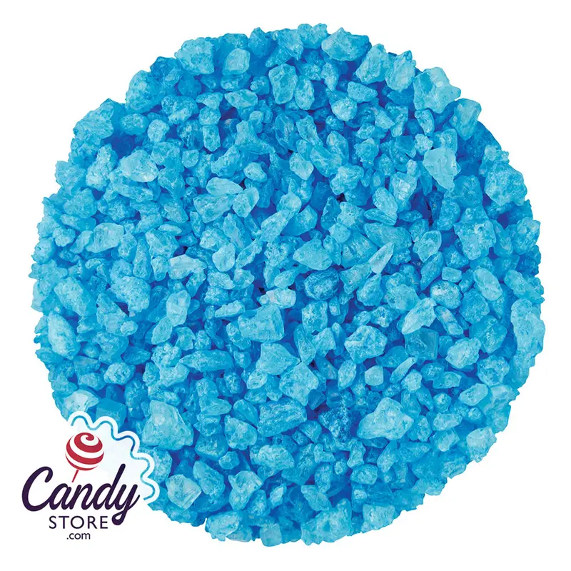 Blue Raspberry Rock Candy Crystals - 5lb