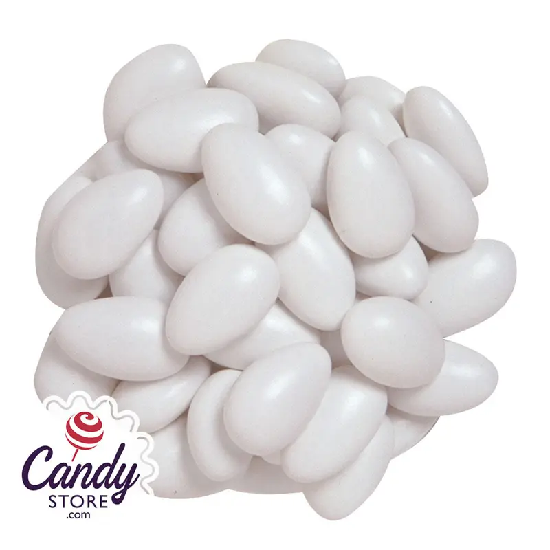 White Jordan Almonds -7lb Bulk
