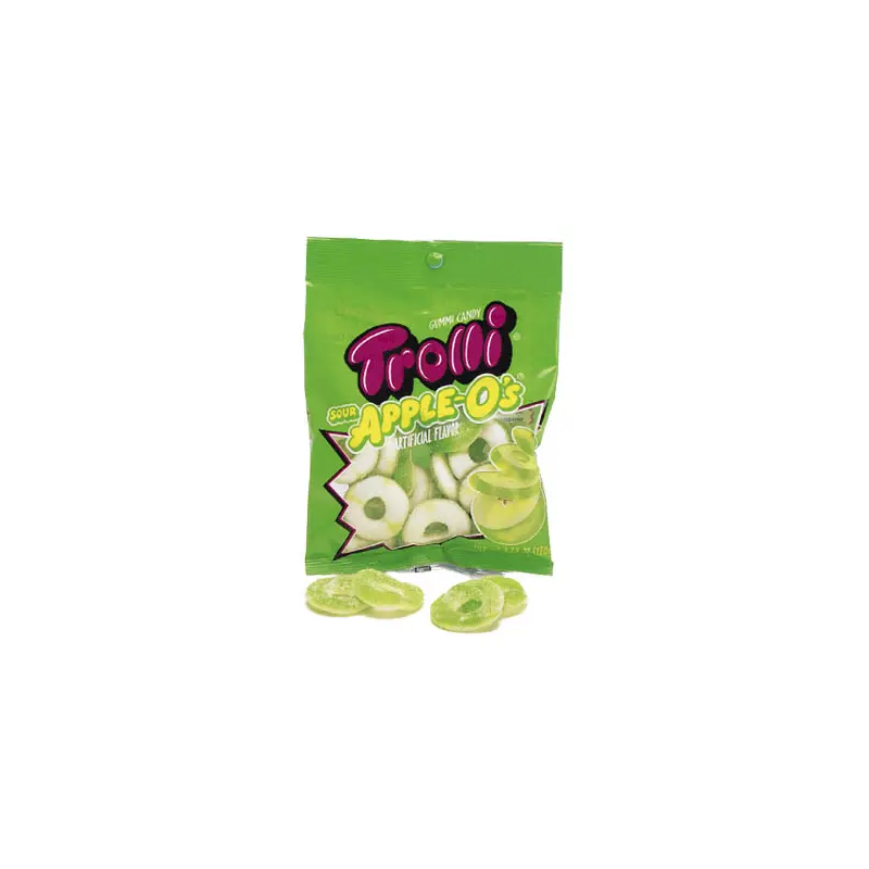 Apple O's Gummi Rings Trolli - 12ct Bag