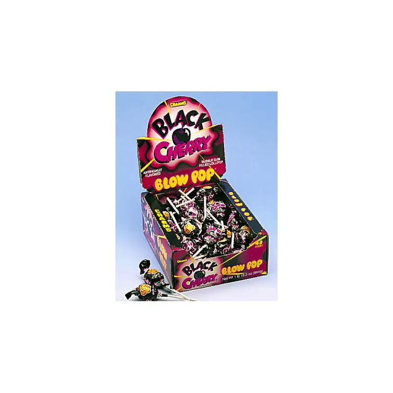 Black Cherry Blow Pops - 48ct