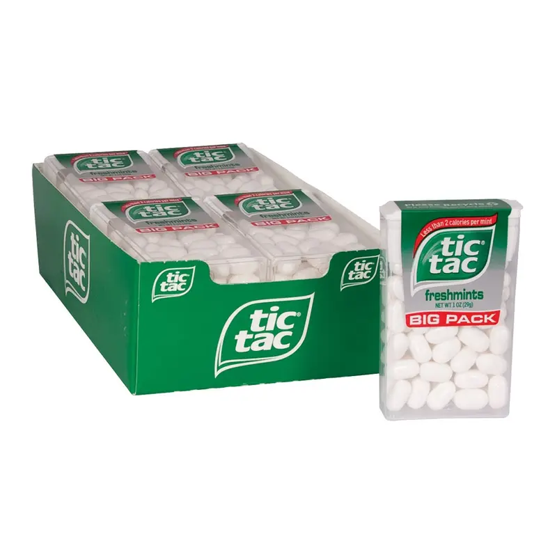 White Tic Tacs Fresh Mints Candy - 12ct