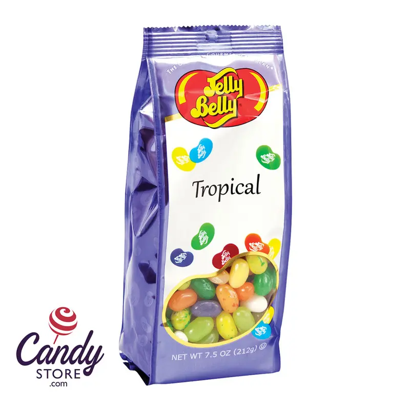 Tropical Jelly Belly Jelly Beans 7.5oz Gift Bag - 12ct