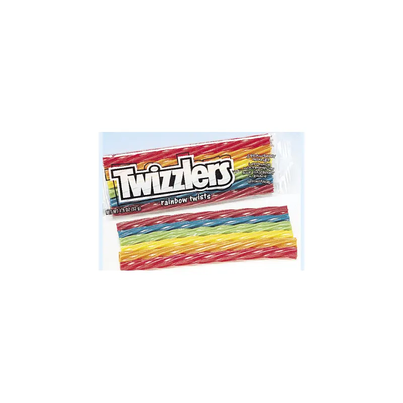 Twizzlers Rainbow Licorice Twists - 18ct