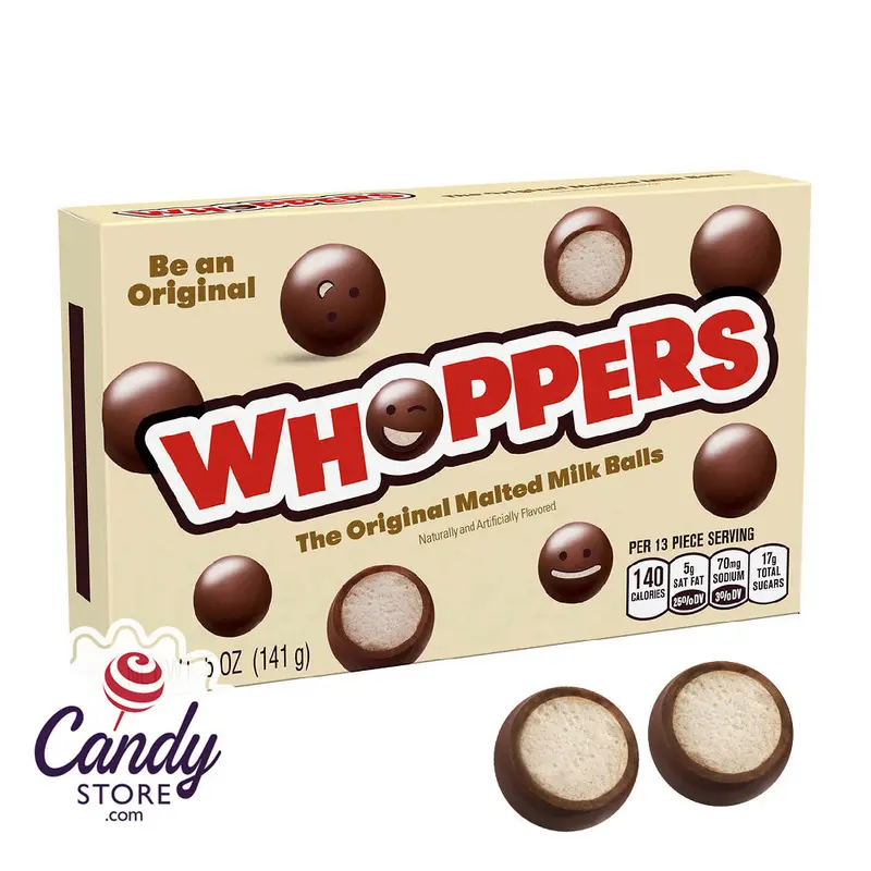 Whoppers Malted Milk Balls Theater Size - 12ct