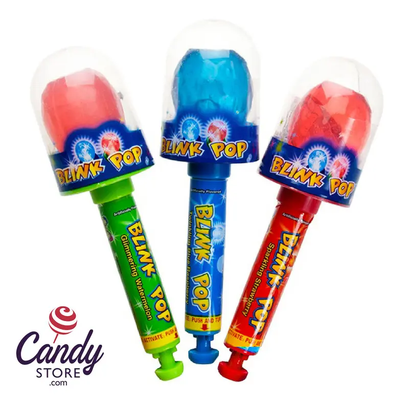 Blink Pops Flashing Lollipop Candy - 12ct