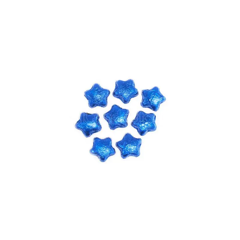Blue Milk Chocolate Stars - 5lb