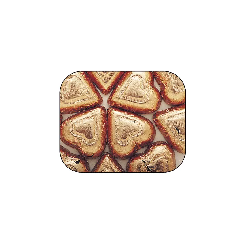 Bronze Dark Chocolate Hearts - 5lb