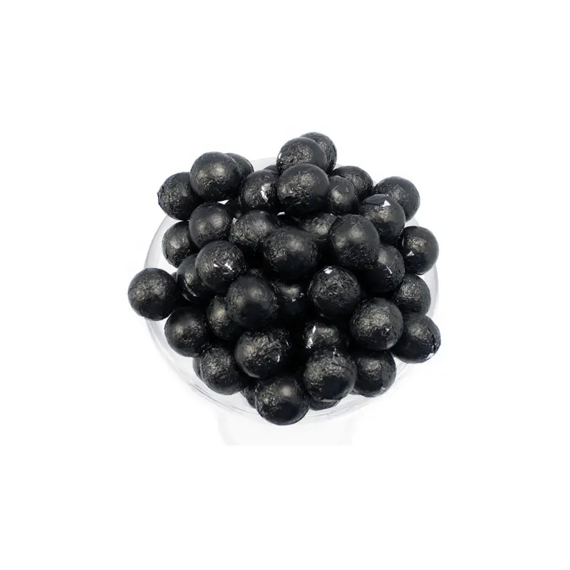Black Foil Chocolate Balls - 10lb