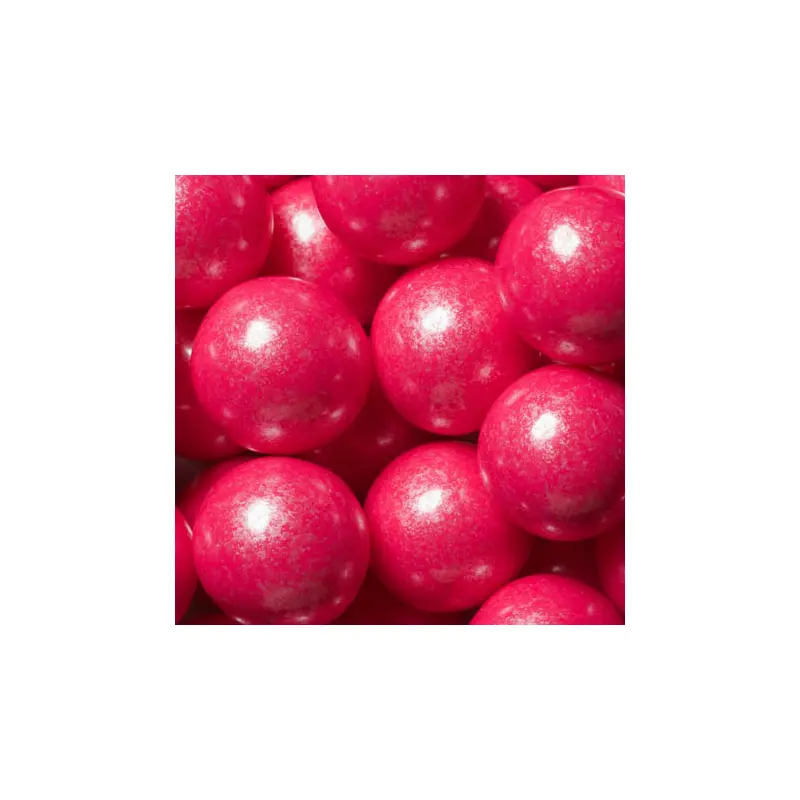 Bright Pink Shimmer Gumballs - 2lb