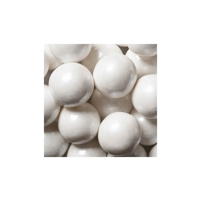 White Shimmer Gumballs - 12lb