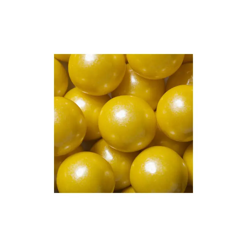 Yellow Shimmer Gumballs - 2lb