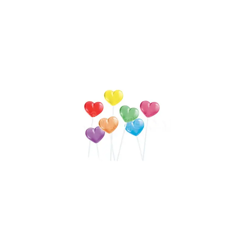 Assorted Color Hearts Twinkle Pops - 120ct