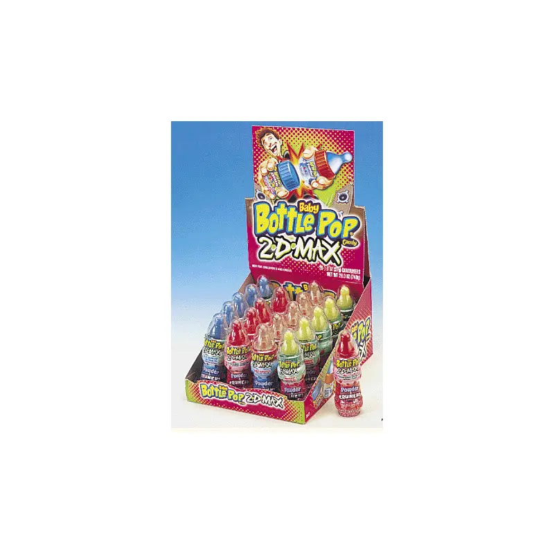 Baby Bottle Pops Candy 2-D-Max - 20ct