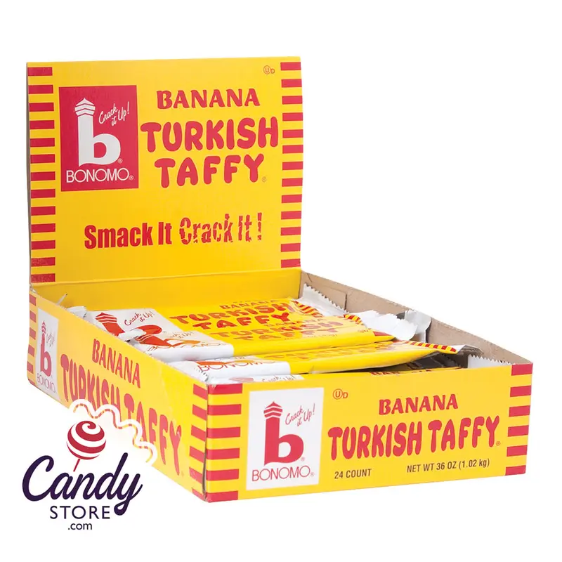Bonomo Turkish Taffy Banana - 24ct