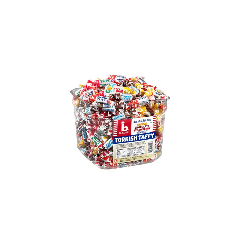 Bonomo Turkish Taffy Bites - 216pc Tub