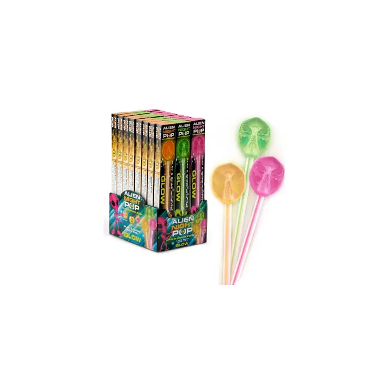 Alien Night Pops Assorted - 24ct