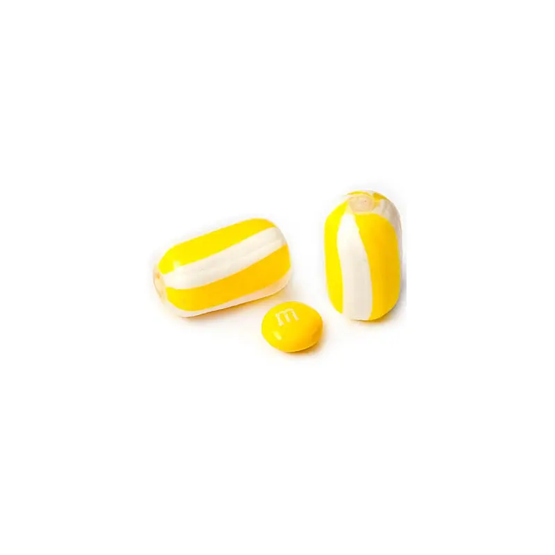 Yellow Sassy Cylinders Candy - 5lb
