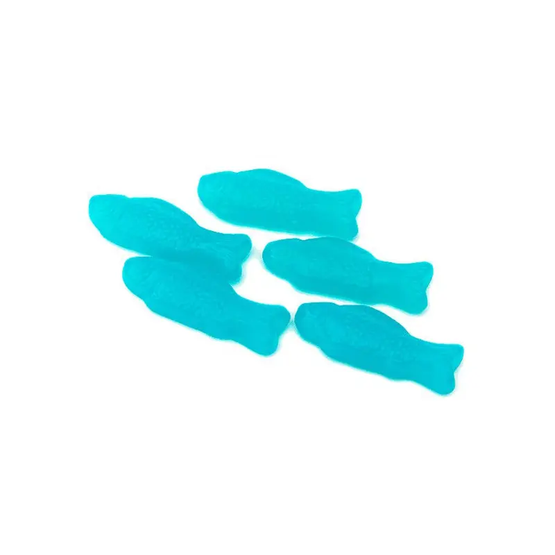 Blue American Gummy Fish - 5lb Raspberry