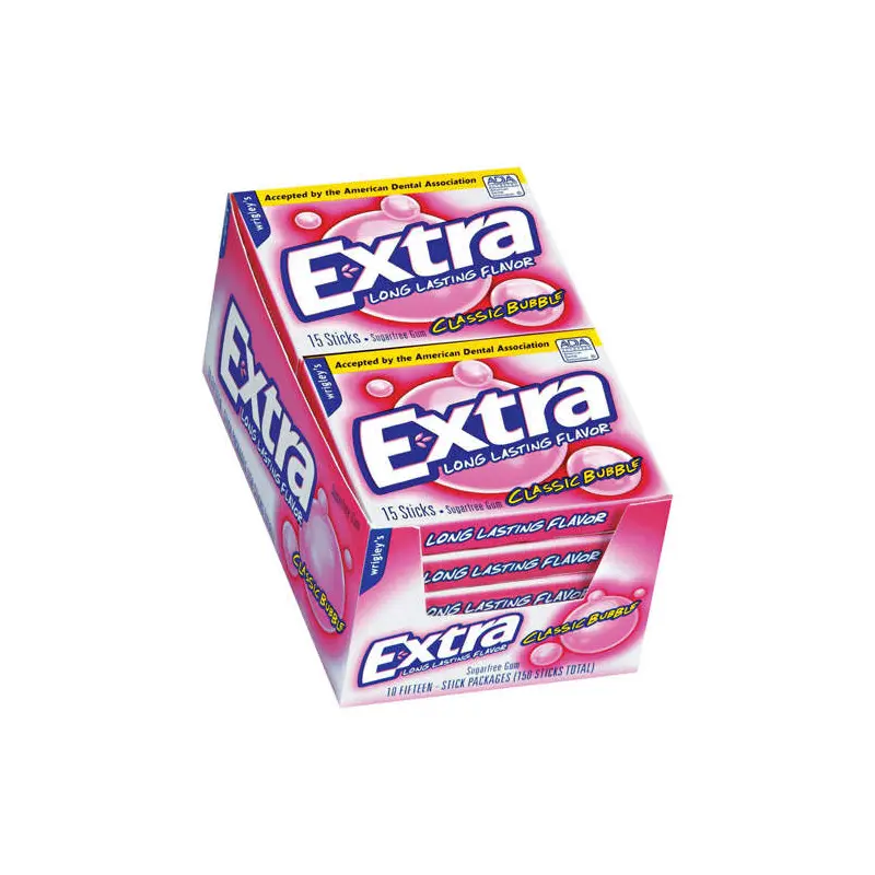 Wrigley Extra Bubble Gum - 10ct