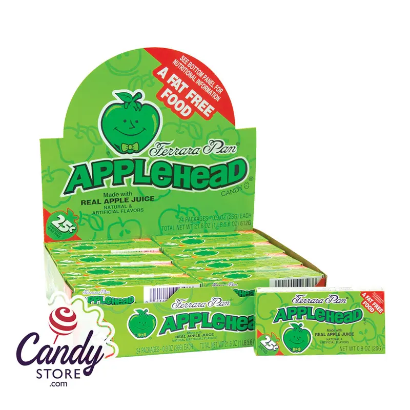 AppleHead Candy Mini Boxes - 24ct