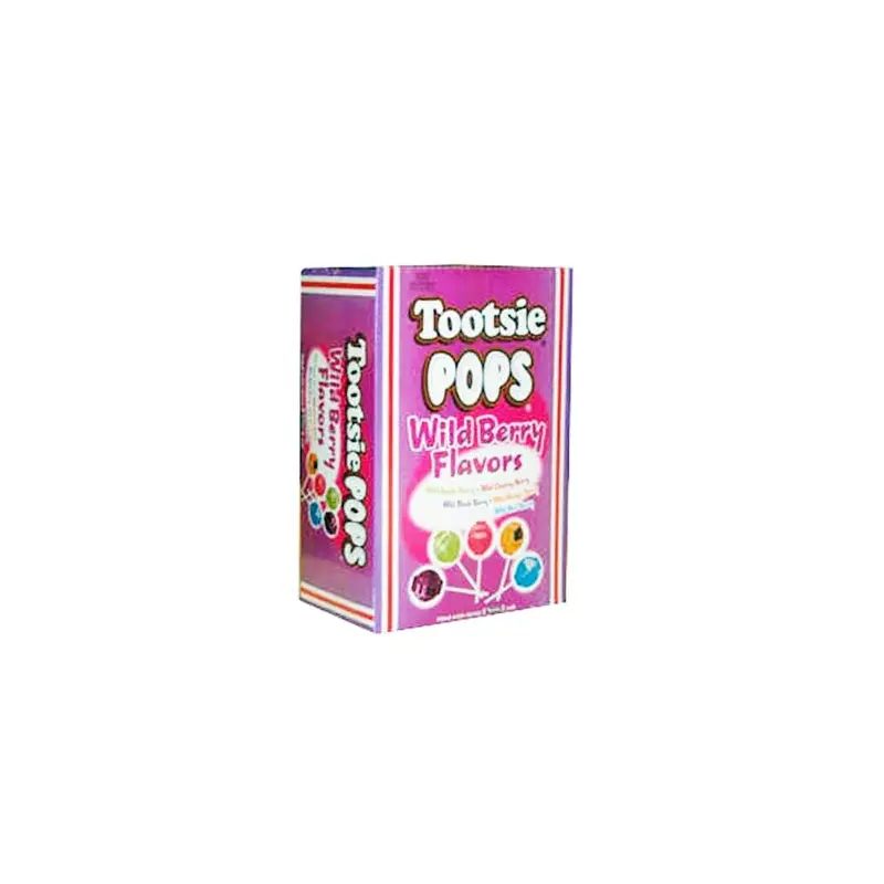 Tootsie Pops Wild Berry - 100ct