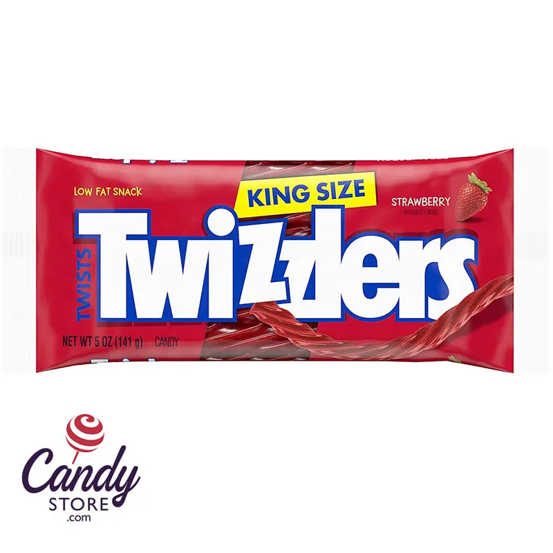 Twizzlers King Size Strawberry Twists - 15ct