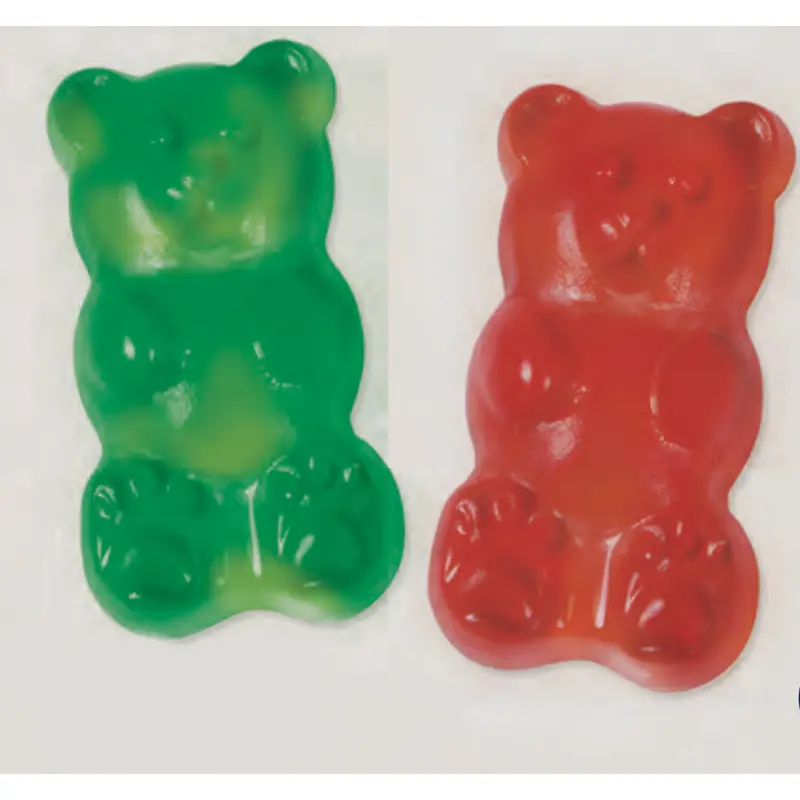 Assorted Gummi Clear Bears Candy - 5lb