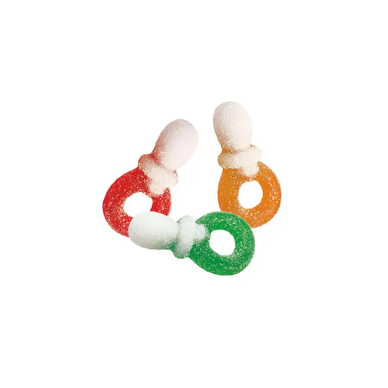 Assorted Gummi Pacifiers - 5lb