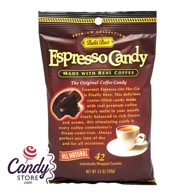 Bali's Best Espresso Candy Bags - 12ct