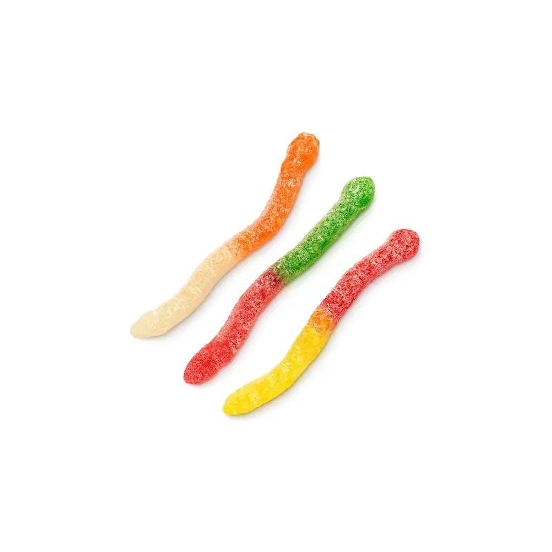 Wild Things Sour 4" Gummy Worms Candy - 4.5lb