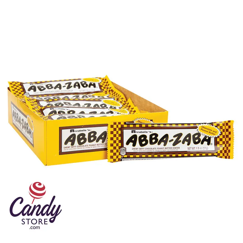 Abba Zaba Peanut Butter Bars Annabelle - 24ct