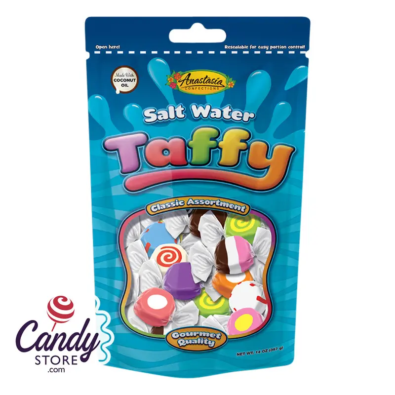 Assorted Taffy Pouch Anastasia - 12ct