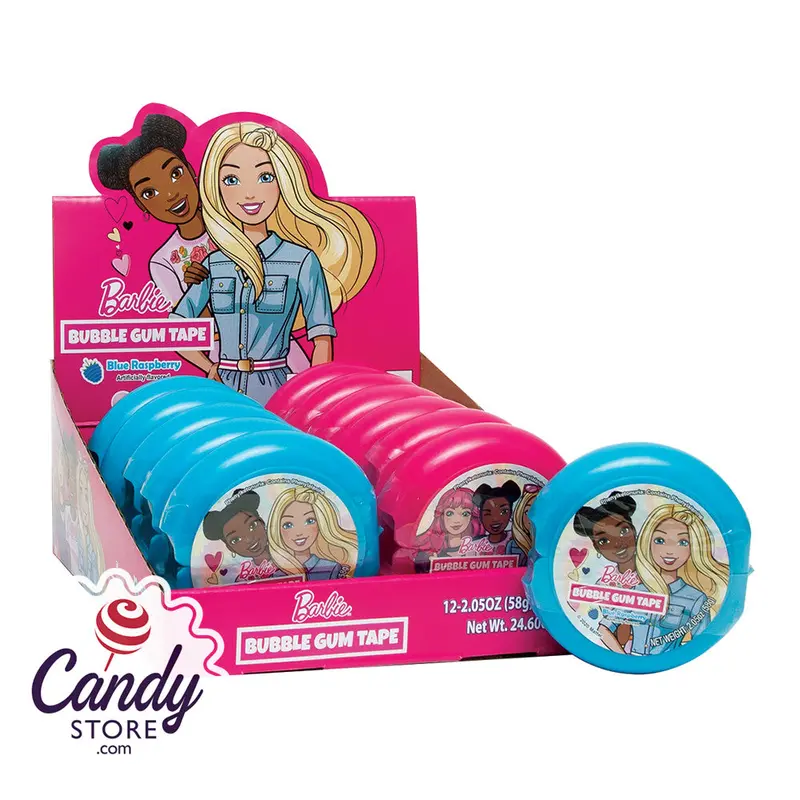 Barbie Bubble Gum Tape - 12ct