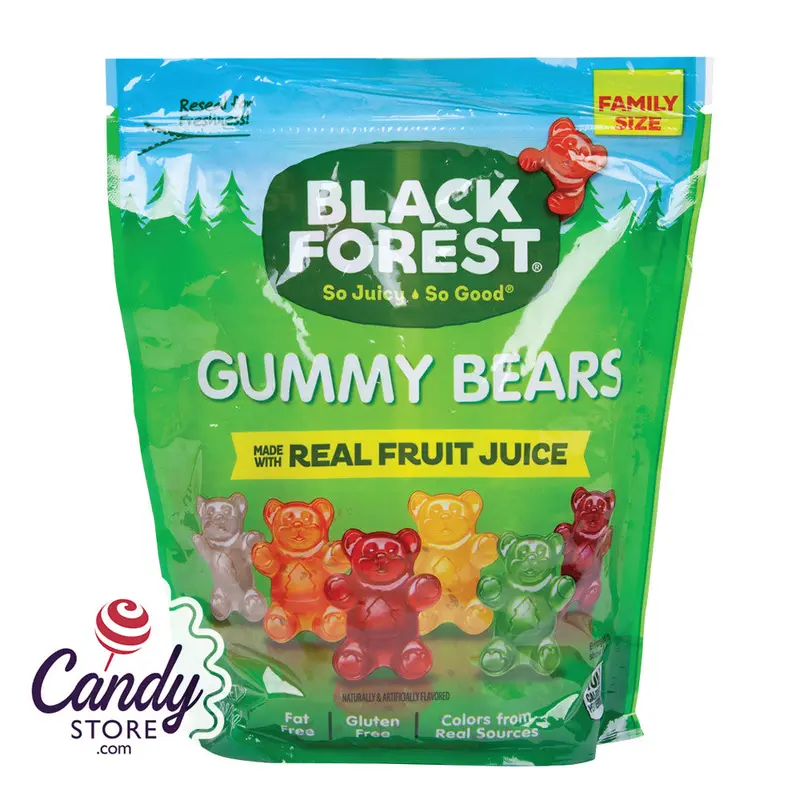Black Forest Gummy Bears Candy - 6ct Bags