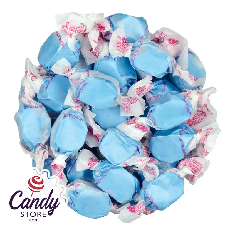 Blue Raspberry Zeno's Taffy Candy - 4lb