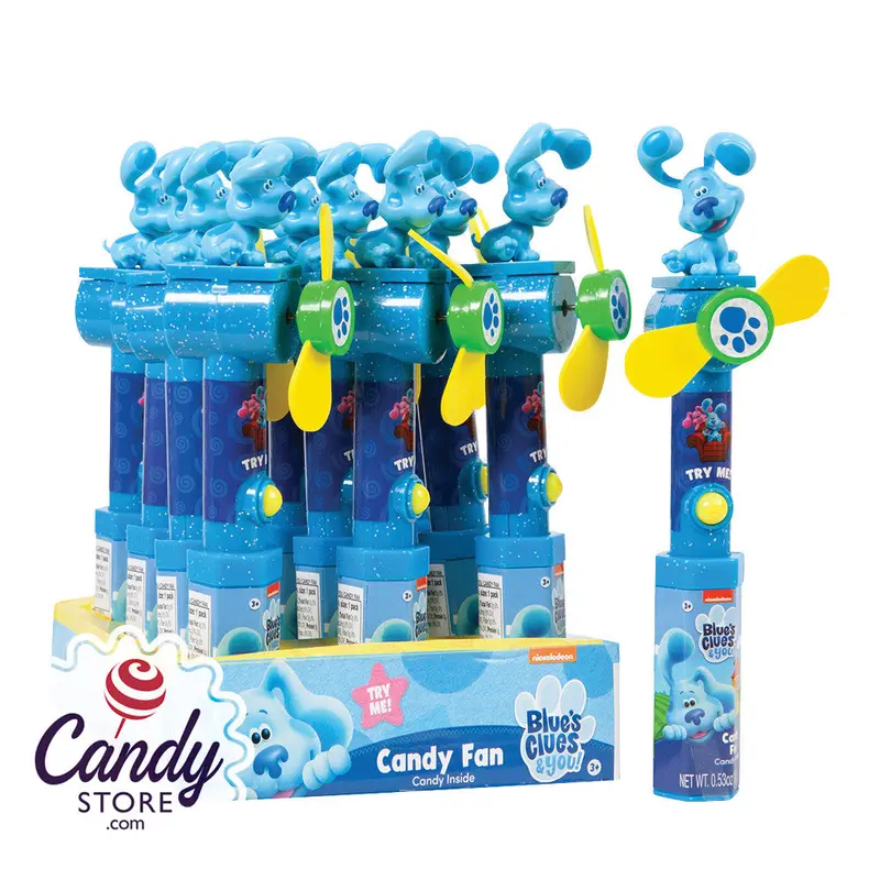 Blue's Clues Candy Fan Toy - 12ct