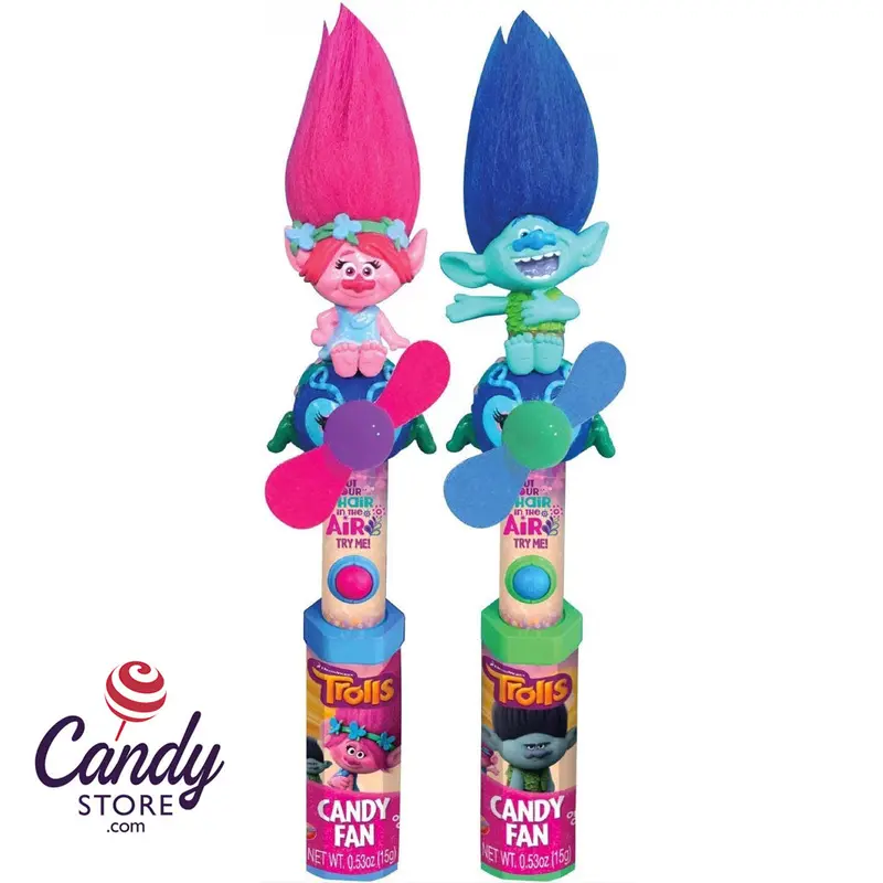 Trolls Candy Fan - 12ct