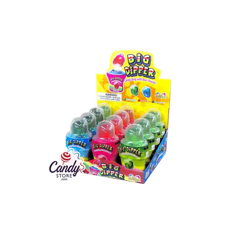 Big Dipper Candy Ring with Powder Dip - 12ct