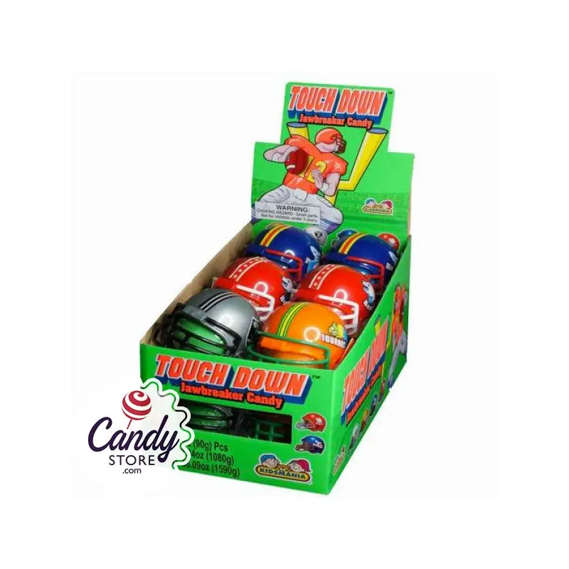 Touch Down Jawbreaker Football Helmet - 12ct